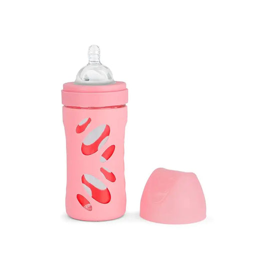 Twistshake Anti-colic Glass Pink , 260 ml