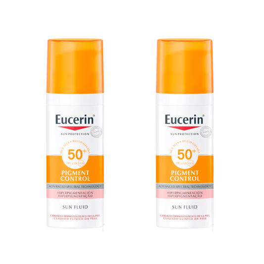Eucerin Duplo Pigment Control Spf50+ Sun Fluid, 2 x 50 Ml