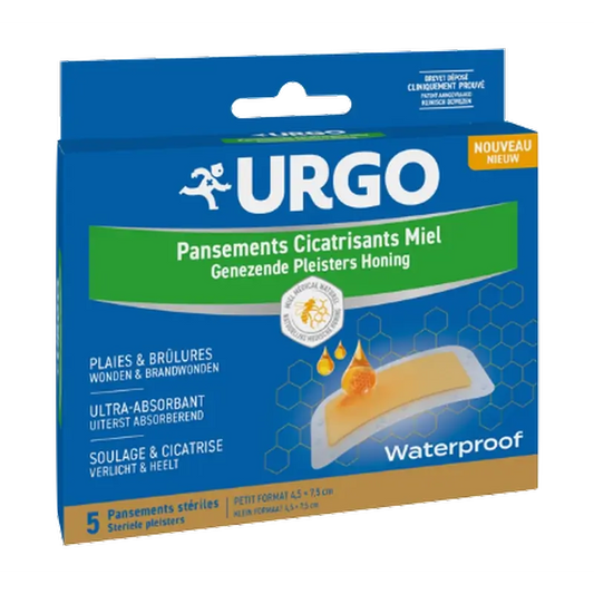 Urgo Waterproof Band-Aids with Honey