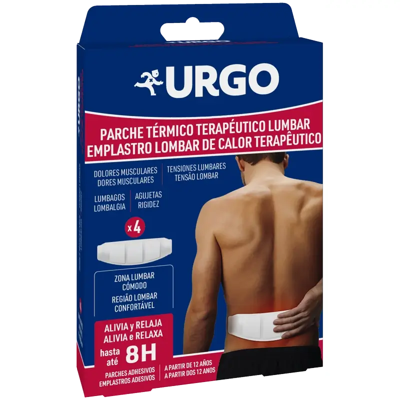 Urgo Lumbar Therapeutic Heat Patch , 4 units