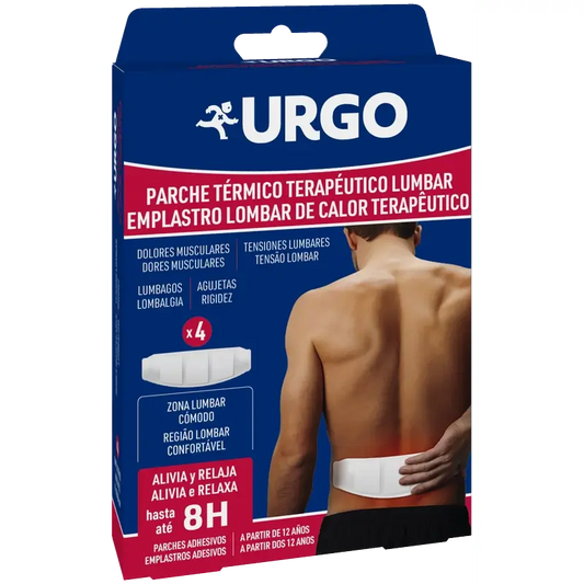 Urgo Lumbar Therapeutic Heat Patch , 4 units