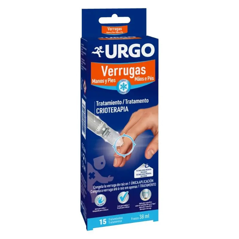 Urgo - Warts Cryotherapy - 38 ml bottle, 15 treatments