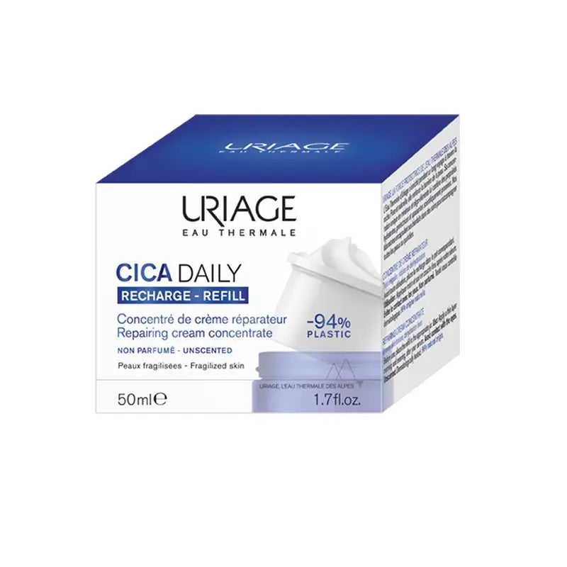 Uriage Cica-Daily Concentrated Cream Refill, 50Ml