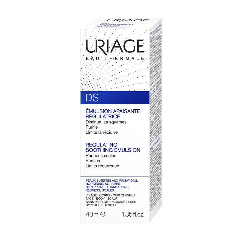 Uriage Ds Soothing Emulsion 40Ml Unscented