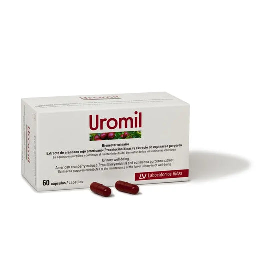 Uromil Food Supplement Urinary Tract Infections 60 capsules