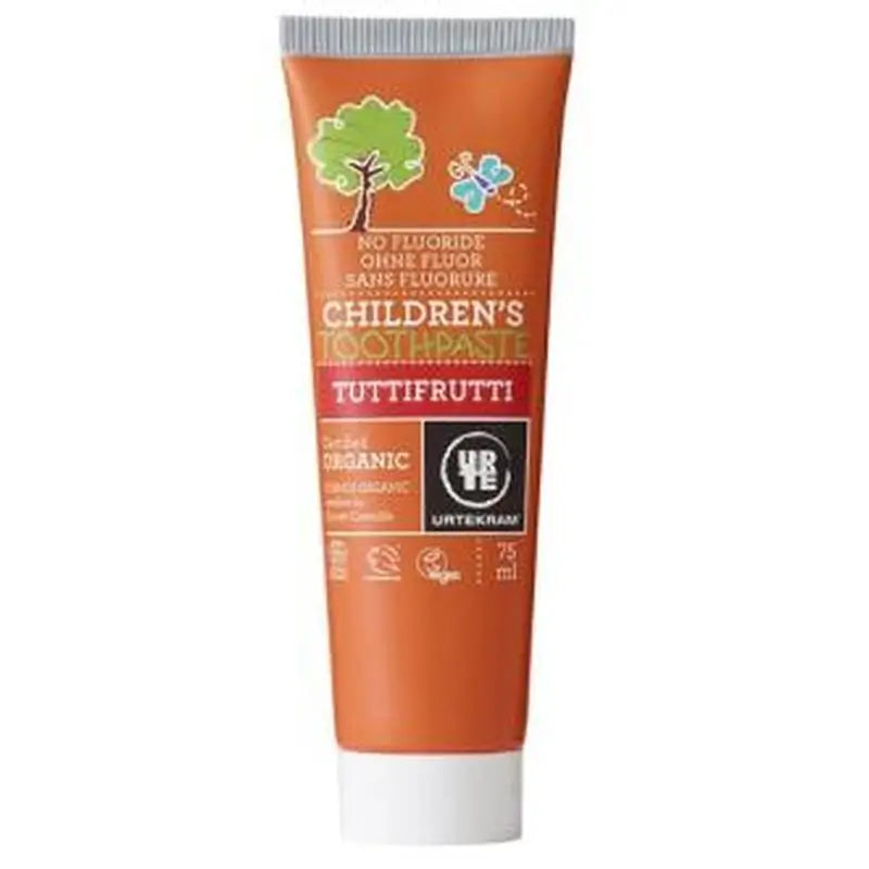 Urtekram Dentifrico Niños Tutti Fruti 75Ml. Eco Vegan 