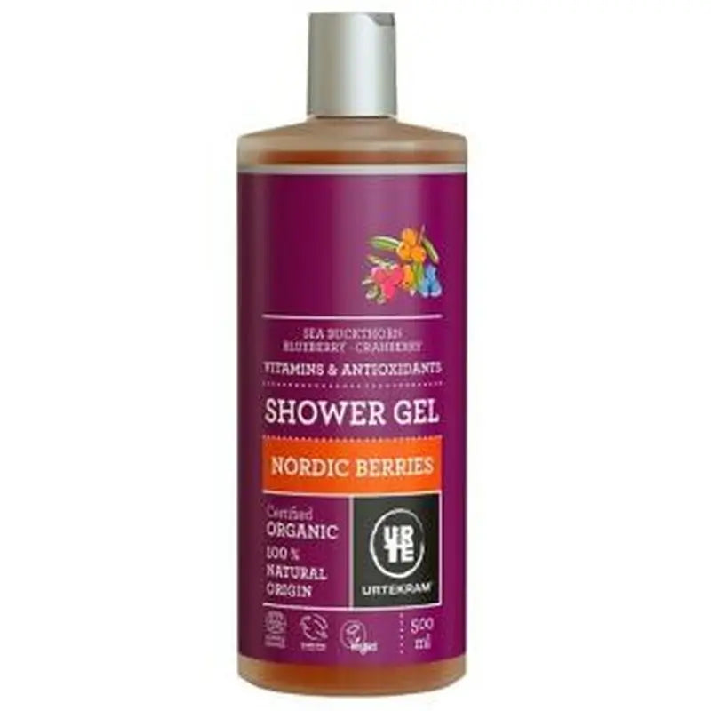 Urtekram Gel De Baño Frutos Rojos 500Ml. Eco Vegan 