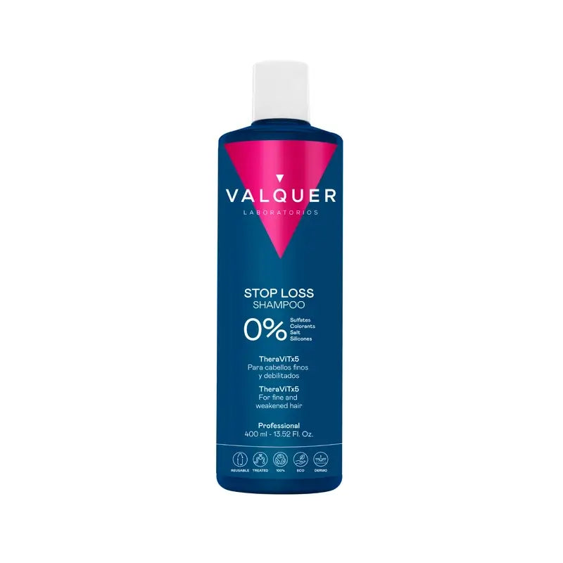 Valquer Hair Care Anti-Hair Loss Shampoo, Stop Loss, 400 ml