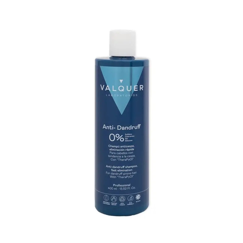 Valquer Hair Care Anti-Dandruff Shampoo, Fast Clearing, 400 ml