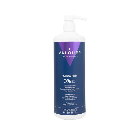 Valquer Hair Care White & Grey Hair Shampoo, 1000 ml