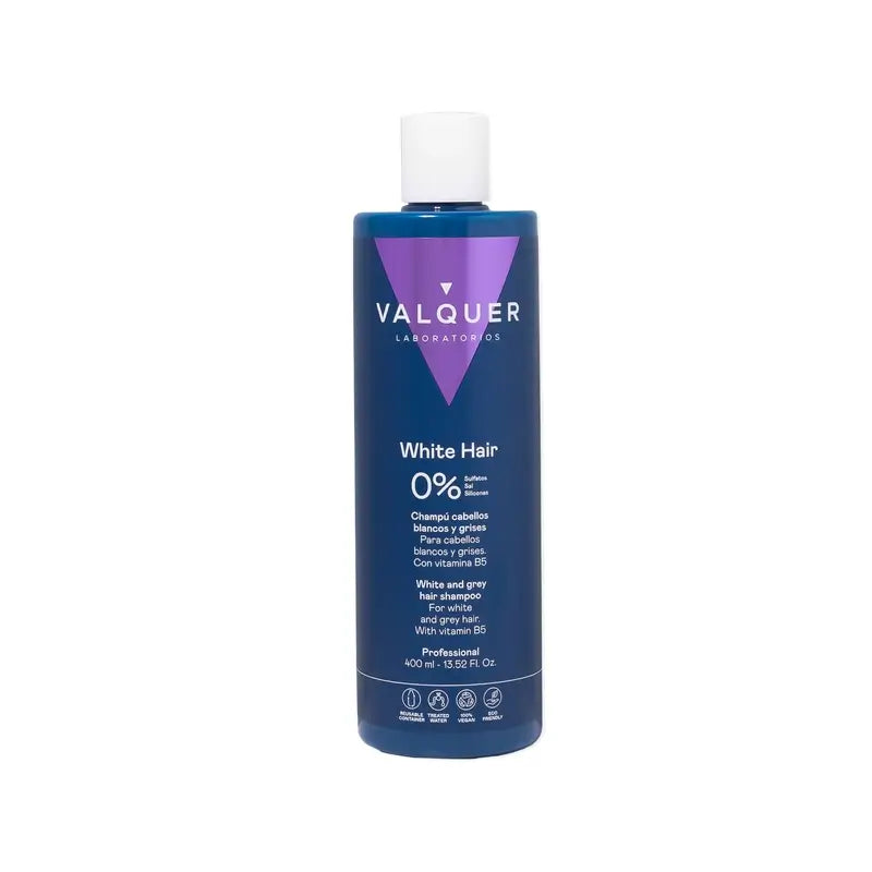 Valquer Hair Care Shampoo White & Grey Hair, 400 ml