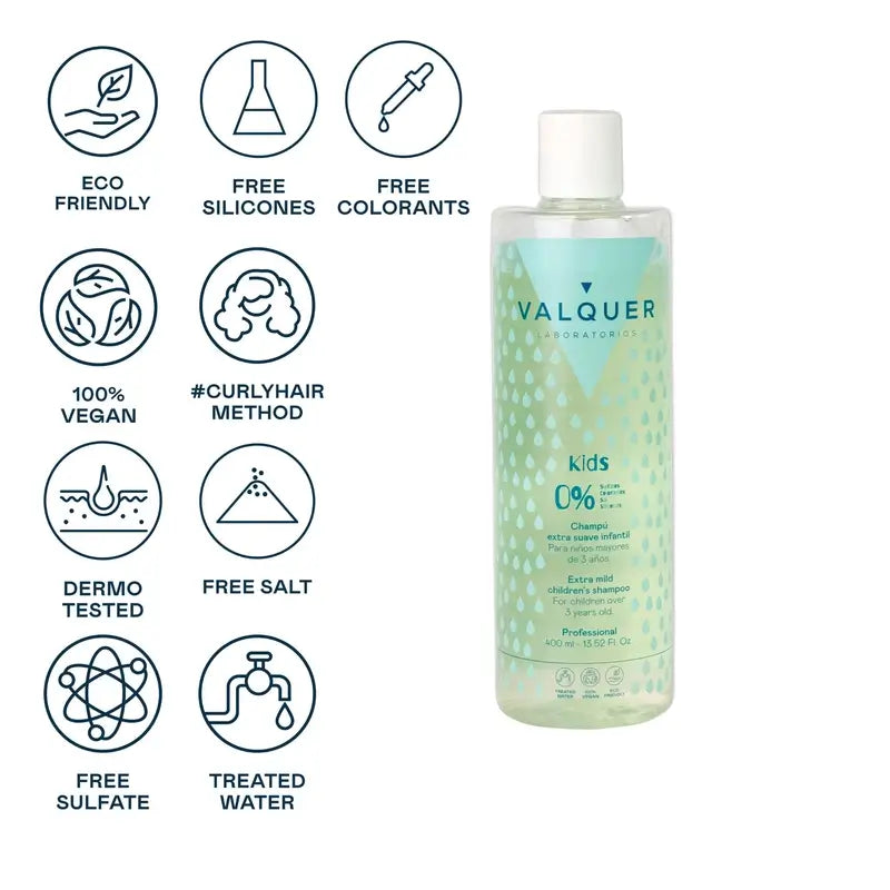 Valquer Hair Care Extra Gentle Shampoo for Children, 400 ml