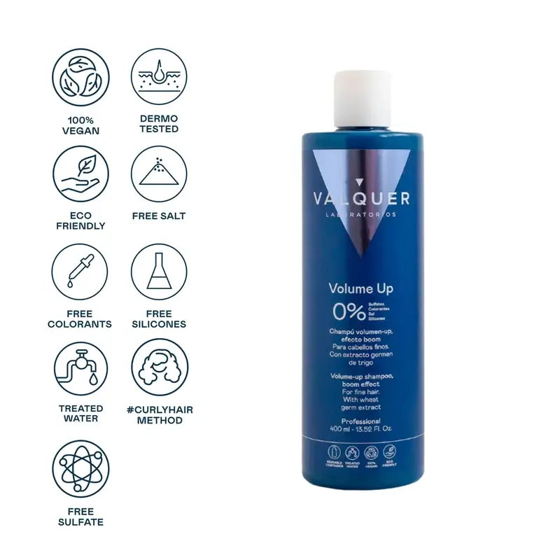 Valquer Hair Care Extra Volume Shampoo, 400 ml