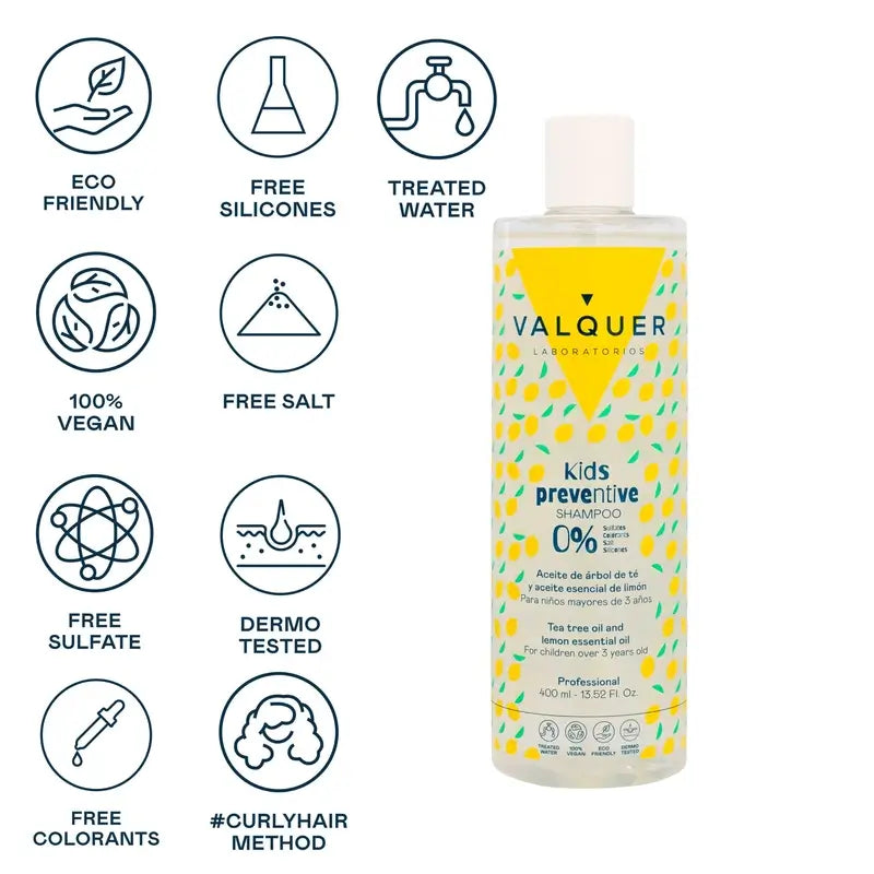 Valquer Hair Care Children's Preventive Shampoo, 400 ml