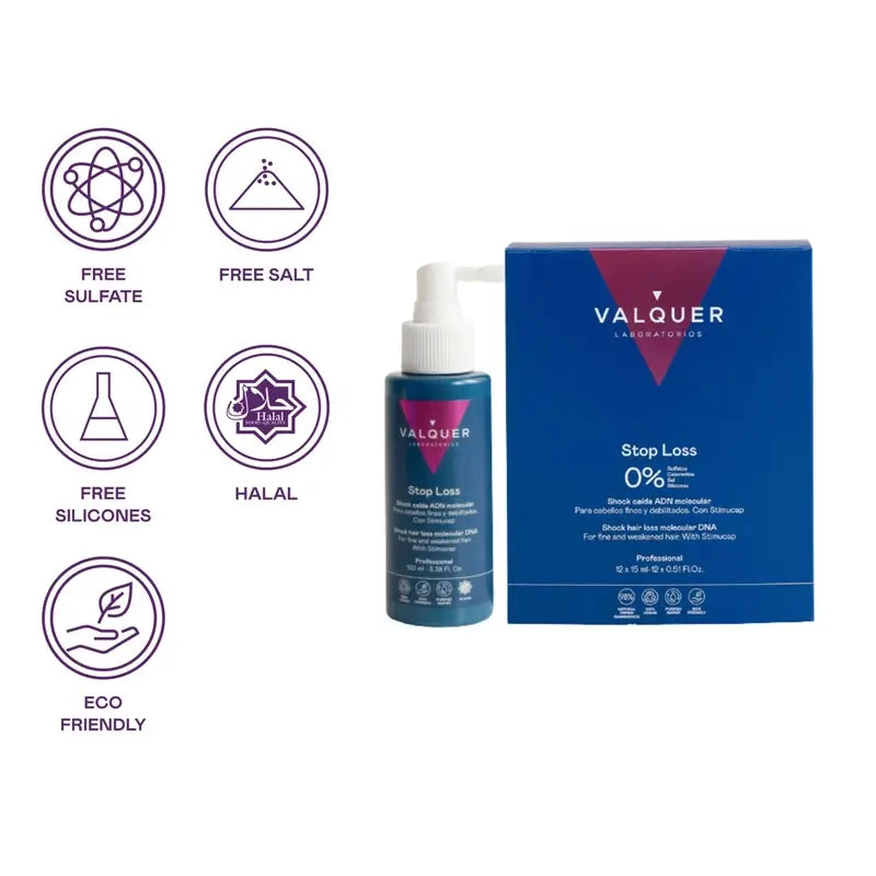 Valquer Hair Care Shock Hair Loss Molecular DNA, 100 ml