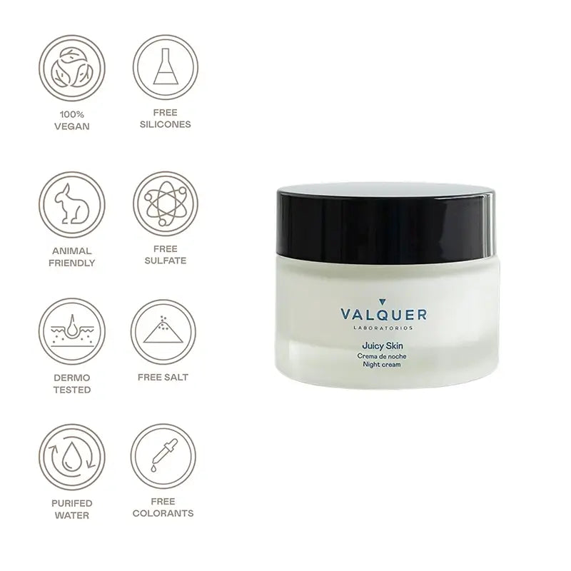 Valquer Skin Care Moisturising Night Cream, 50 ml