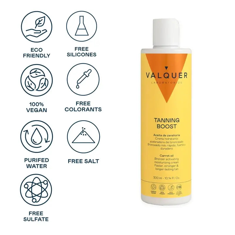 Valquer Sunscreen Tan Activating Moisturising Emulsion, 300 ml