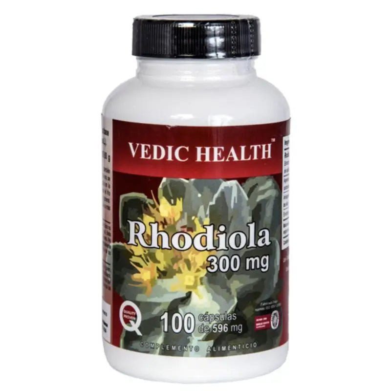 Vedic Heal Rhodiola Extracto Estandarizado , 100 cápsulas