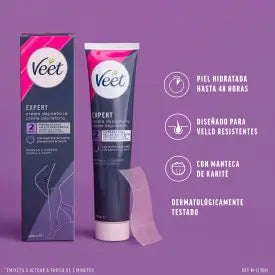 Veet Expert Depilatory Cream for Women Body & Legs, 200 ml