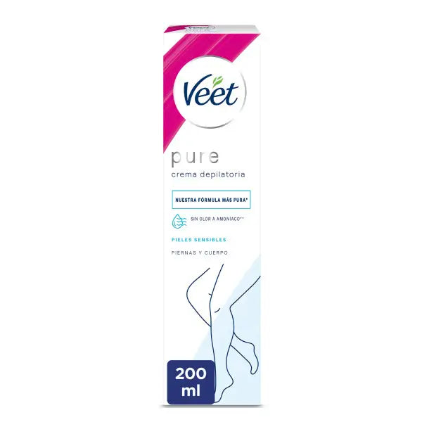 Veet Minimal Depilatory Cream Sensitive Skin, 200 ml