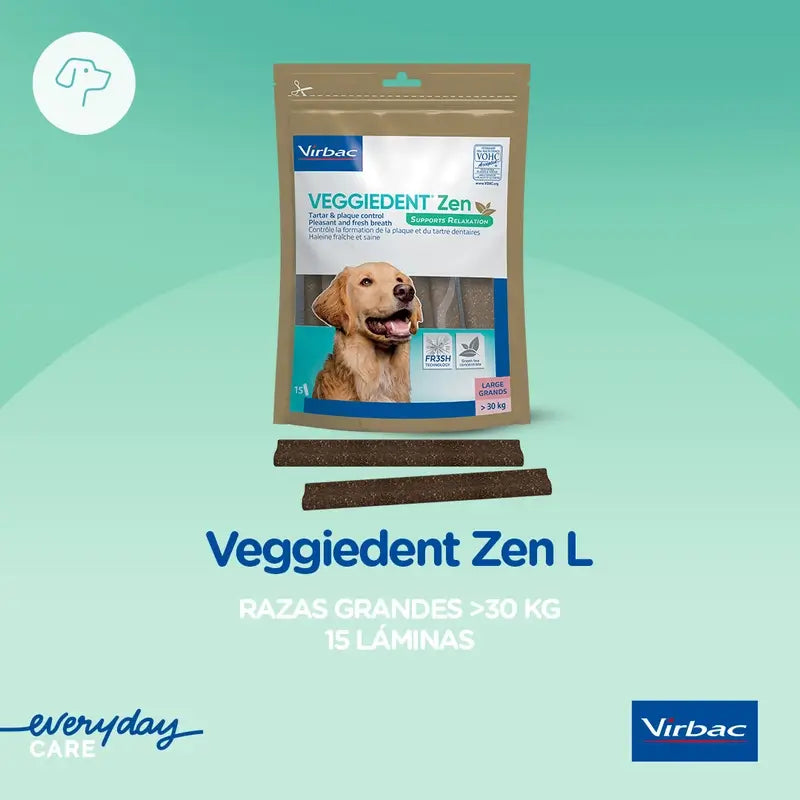 Virbac Veggiedent Zen L, Dental Snack For Large Breed Dogs