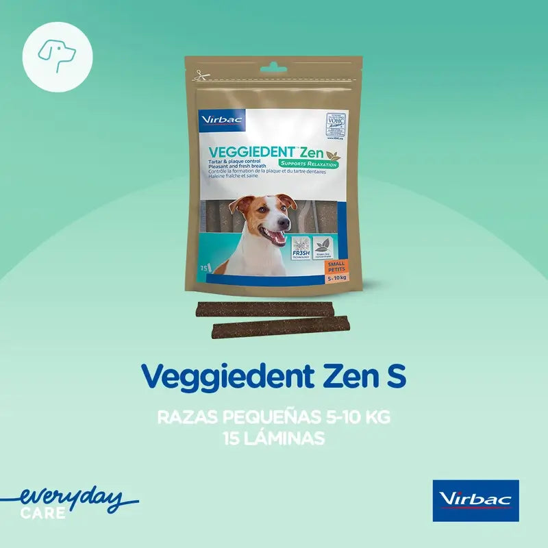 Virbac Veggiedent Zen S, Dental Snack For Small Breed Dogs