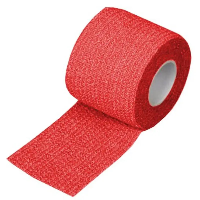 Cohesive Bandage Strap Band Red 10Cmx4,5M, 1Piece