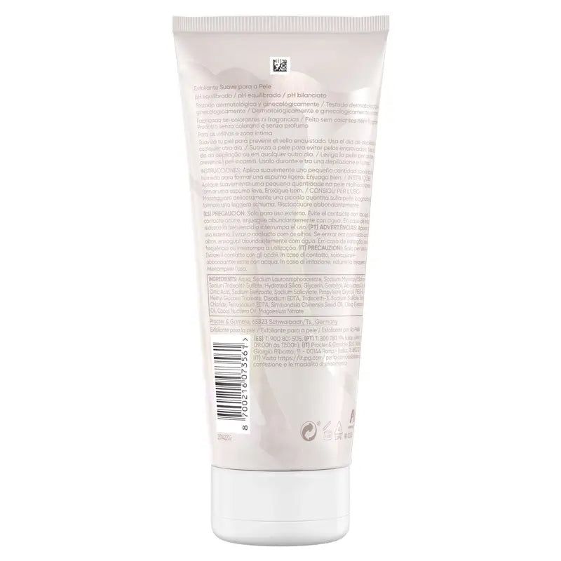 Venus Satin Care gentle exfoliating scrub intimate area, 177 Ml