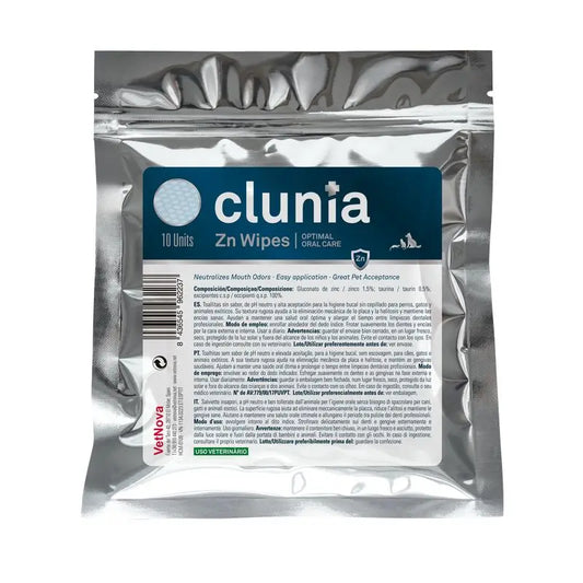 Vetnova Clunia Zn Dental Wipes, 10 pcs.