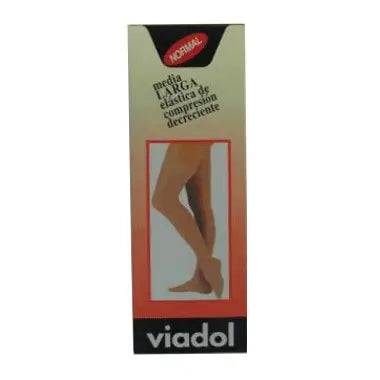 Viadol Media Larga Normal Beige Talla Extra