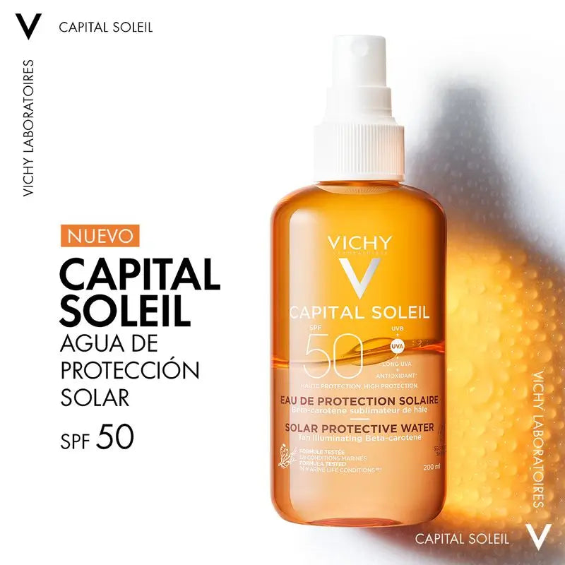 Vichy Capital Soleil Protective Sunscreen Sunscreen SPF 50 Radiance, 200 ml