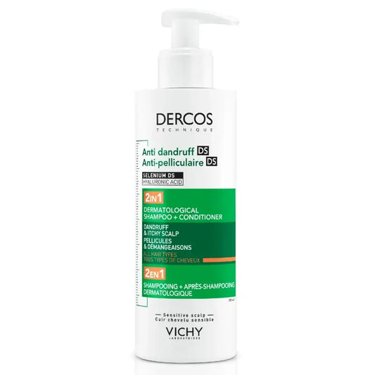 Vichy Dercos Anti-Dandruff Conditioning Shampoo Ds 2 In 1, 390 ml