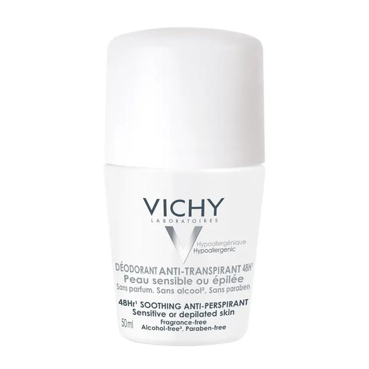 Vichy Desodorante Anti-Transpirante 48H Roll-On Piel Sensible 50 ml