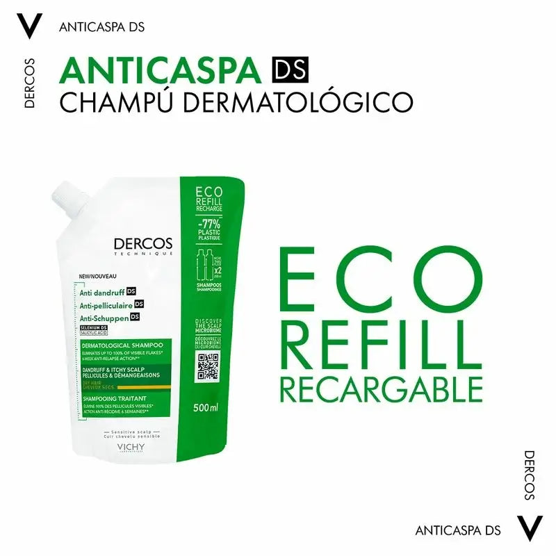 Vichy Laboratoires Dercos Technique Champú Ecorefill Anticaspa Seca