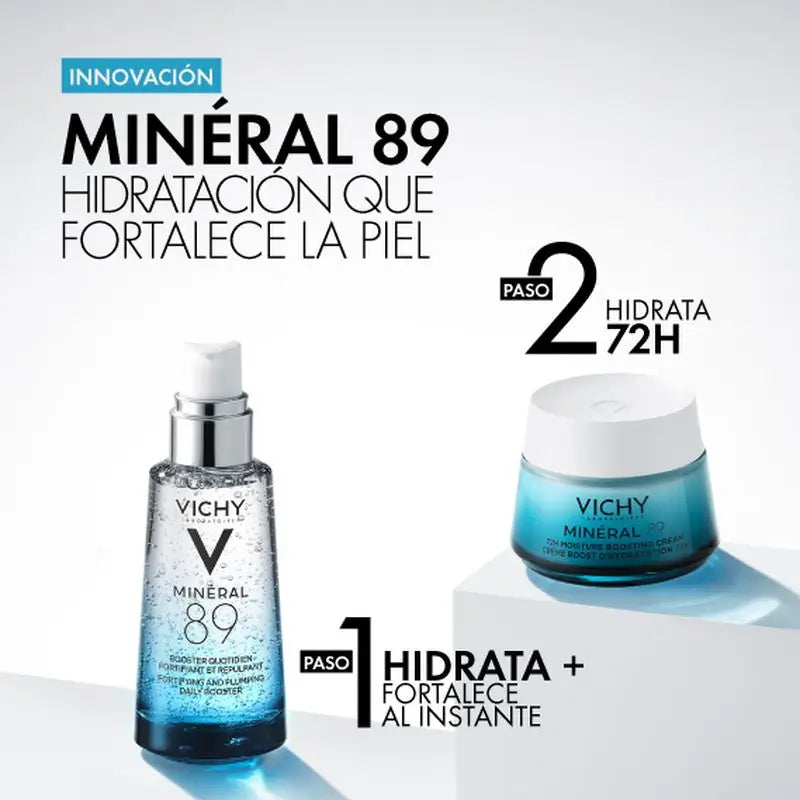 Vichy Minéral 89 Crema Hidratante 72H Ligera , 50 ml