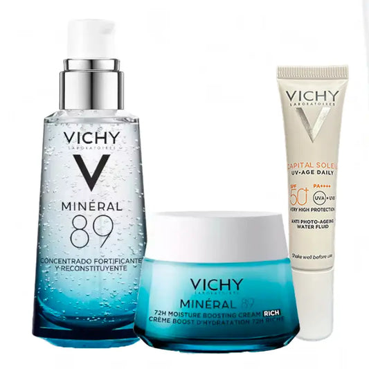 Vichy Mineral 89 Moisturising Routine