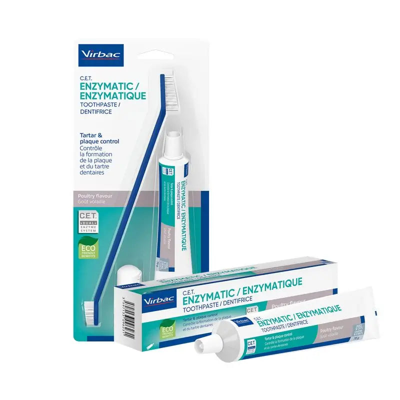 Virbac Cet Kit Cepillo + Dentifrico Enzimatico 70 gr