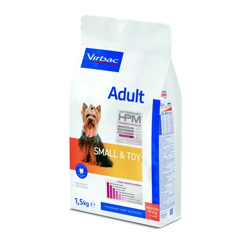 Virbac Hpm Adult Dog Small & Toy 1,5kg, dog food for Dogs