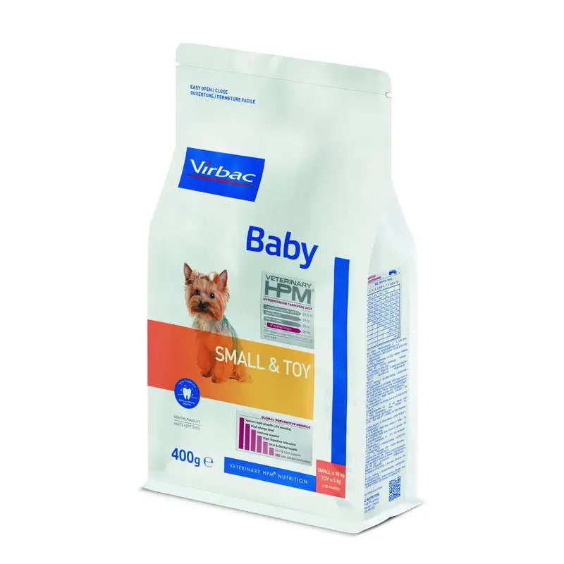 Virbac Hpm Baby Dog Small & Toy 400g, dog food for Dogs