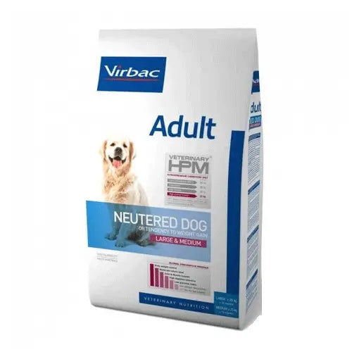 Virbac Hpm Adult Neutered Perros Large & Medium 12Kg Alimento, pienso para perros