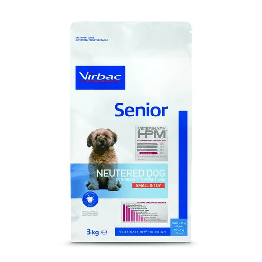 Virbac Hpm Senior Dog Neutered Small & Toy 3kg, dog food for dogs