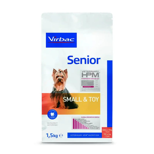 Virbac Hpm Senior Dog Small & Toy 1,5kg, dog food for dogs