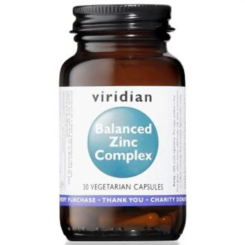 Viridian Balanced Zinc Complex 30Cap.Veg. 