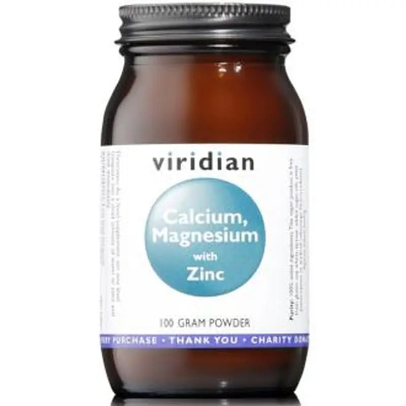 Viridian Calcio Magnesio Zinc +Vit. C Polvo 100Gr. 