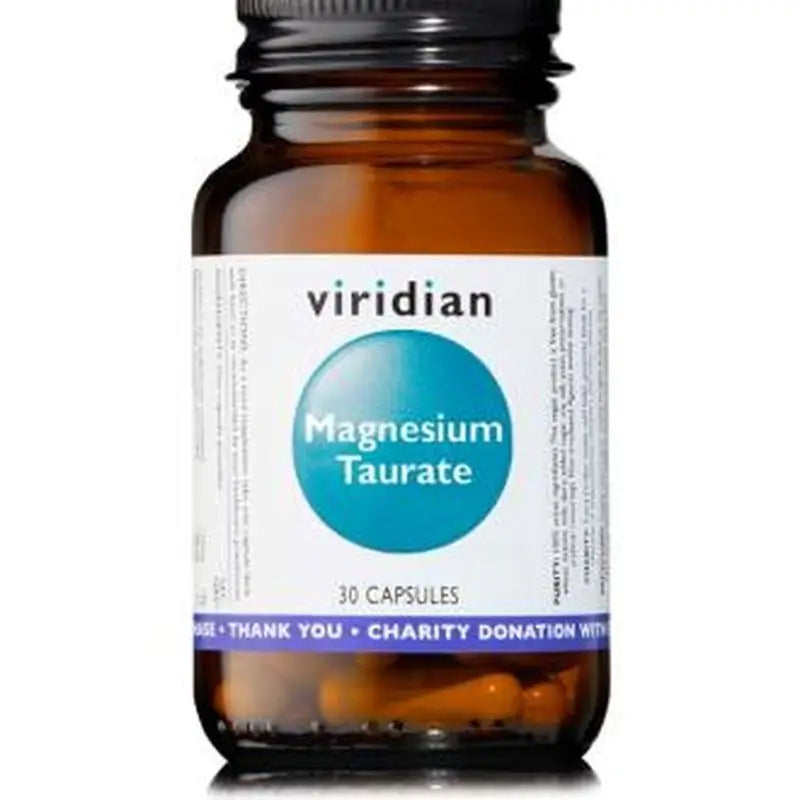 Viridian Taurato De Magnesio 30Cap.Veg. 