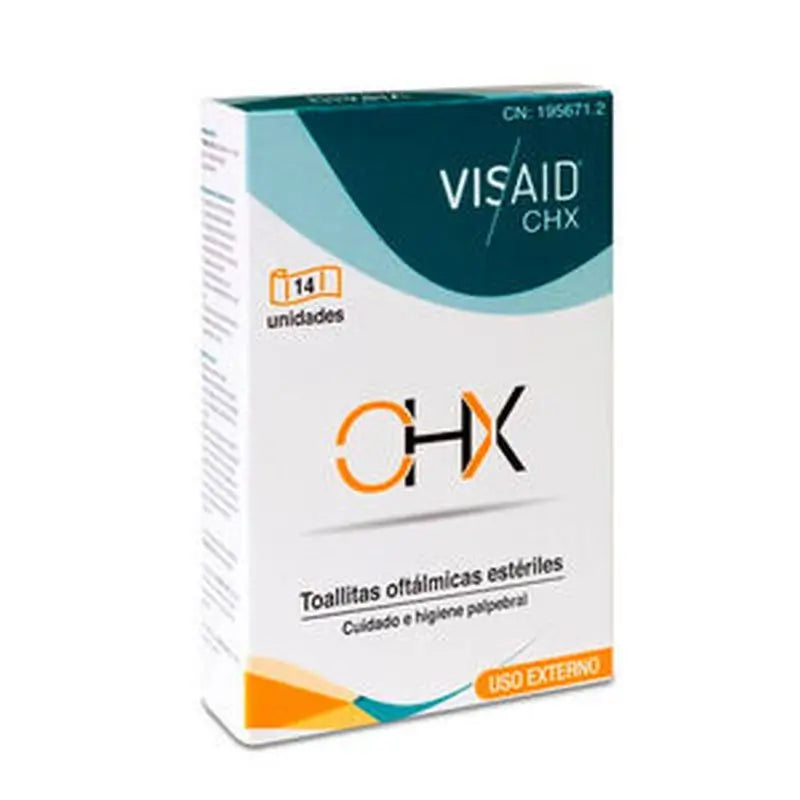 Visaid Chx, 14 wipes