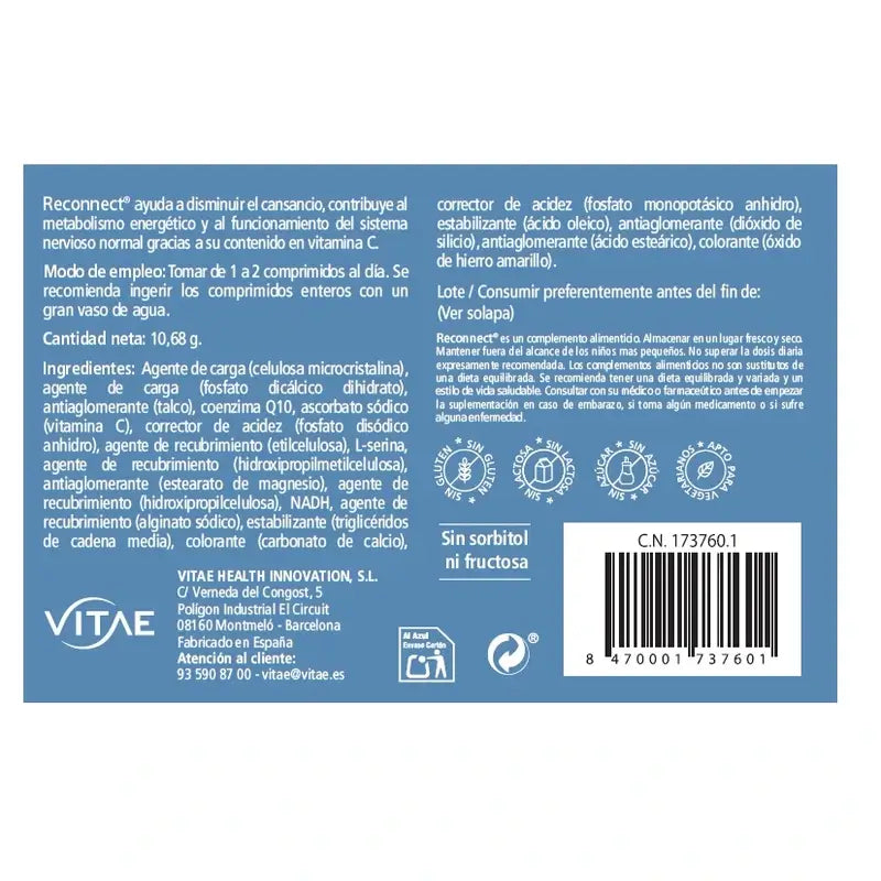 Vitae Reconnect, 15 tablets