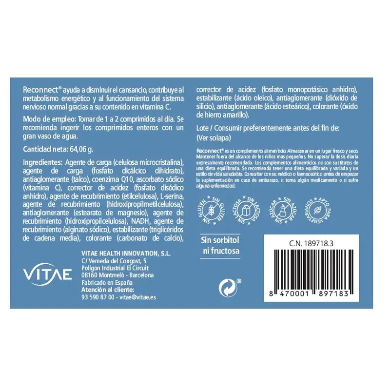 Vitae Reconnect, 90 tablets