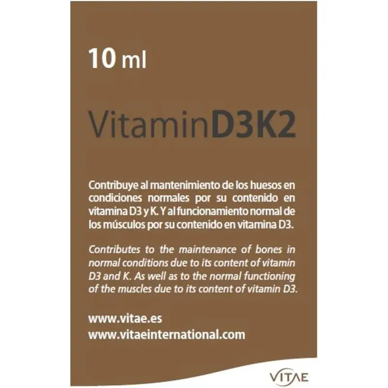 Vitae Vitamin D3K2 10 ml