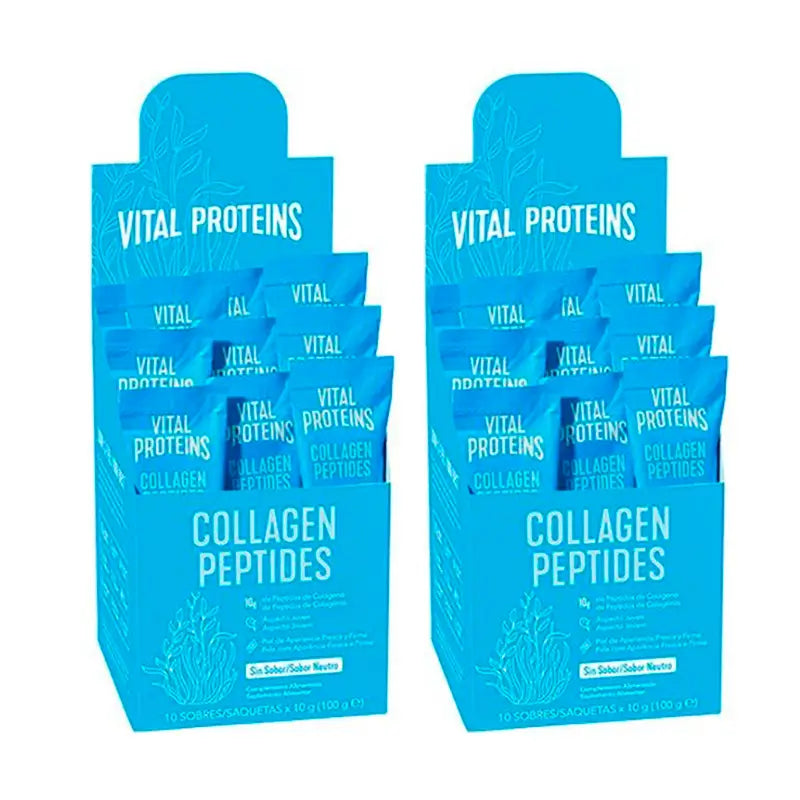 Vital Proteins Duplo Food supplement Collagen Peptides neutral flavour 2x 10 sachets